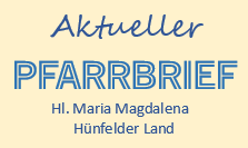 Aktueller Pfarrbrief